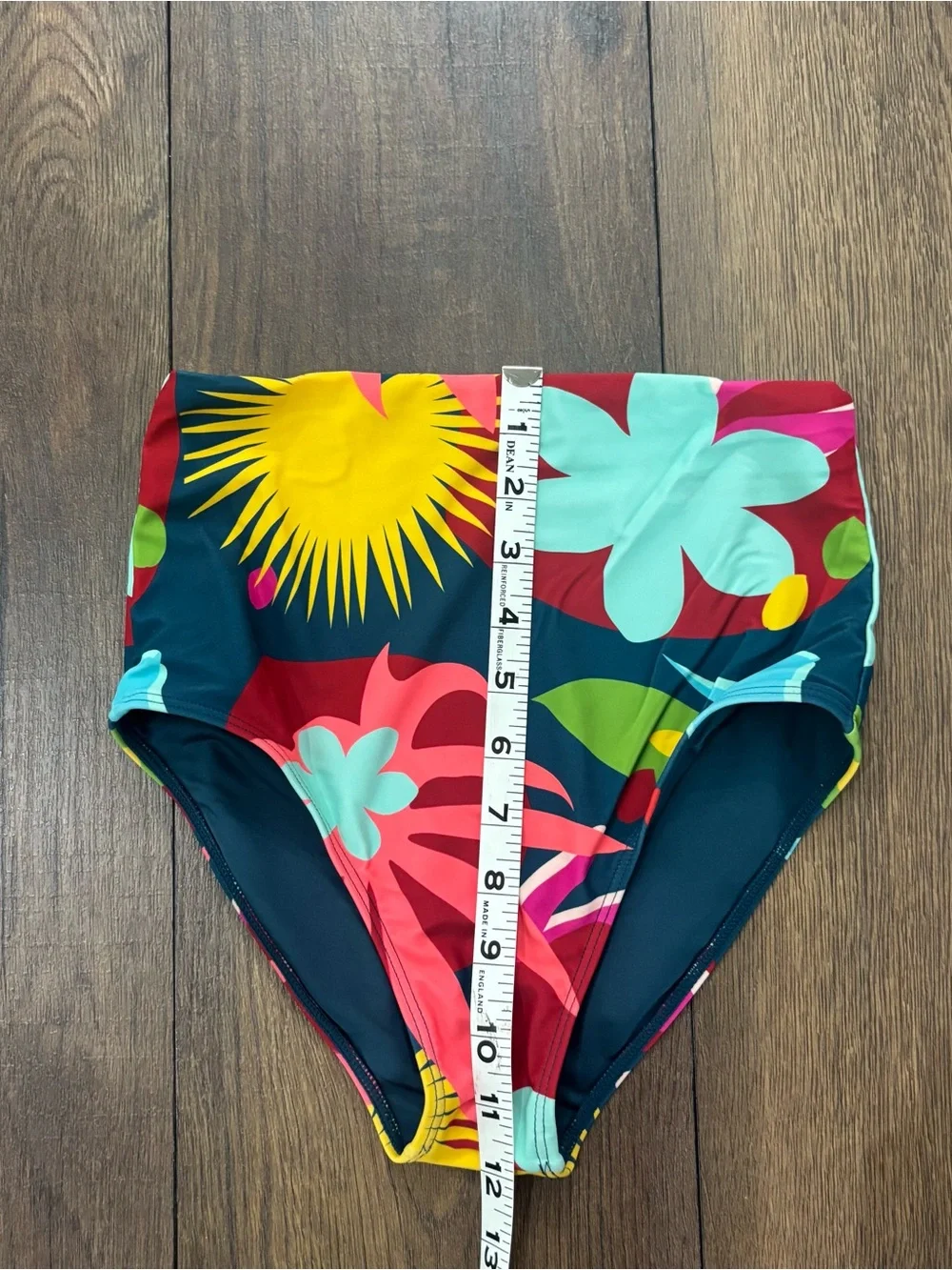 Water Slide Bikini Bottoms, Floral Print, Size 10 years